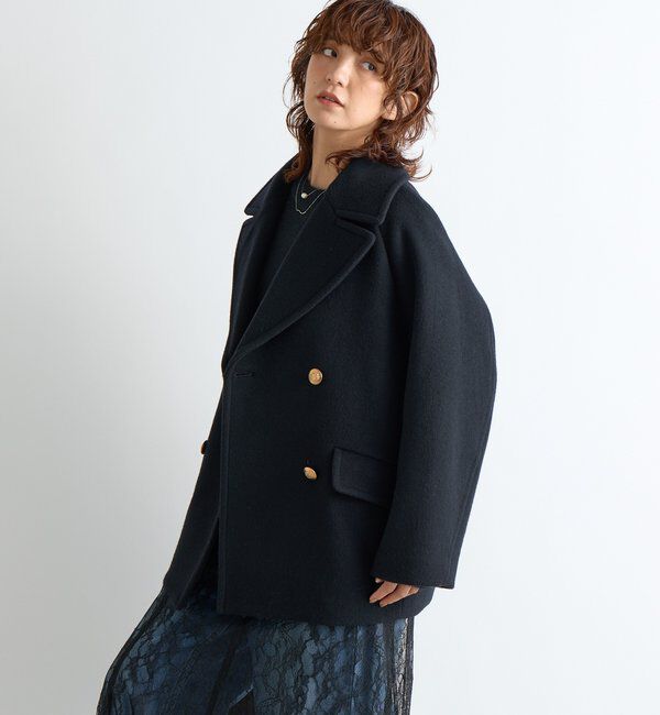  「【リバイバル/新色追加】ラグランPコート」|ピーコート|