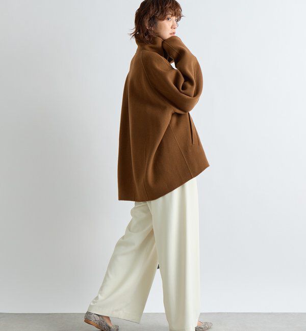  「【ハンサムな着こなしに】スタンドZIPリバーコート」|その他|