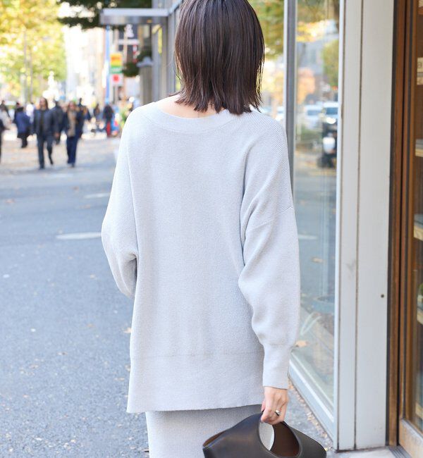  「【上品な輝き】ラメモール2WAYカーデ」|ニット・セーター|