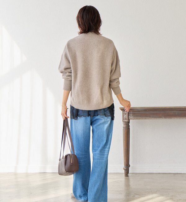  「【新色追加/鮮度抜群】レーストリムキャミソール」|シャツ・ブラウス|