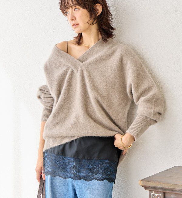  「【新色追加/鮮度抜群】レーストリムキャミソール」|シャツ・ブラウス|