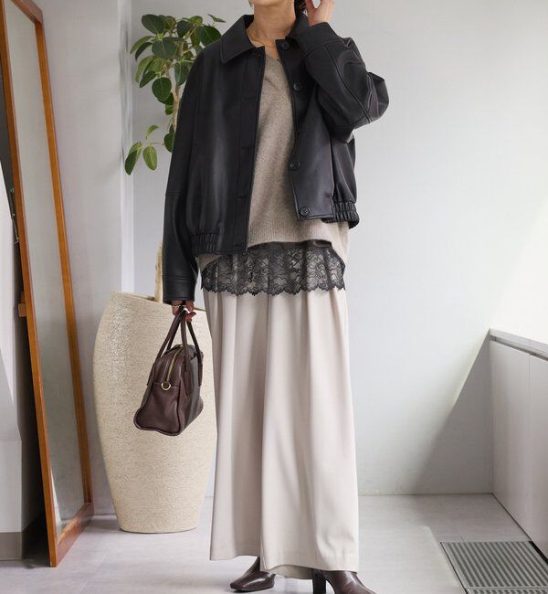  「【新色追加/鮮度抜群】レーストリムキャミソール」|シャツ・ブラウス|