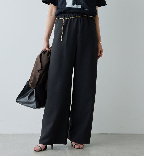  「【CHIKAコラボ】【美脚パンツ】ワイドドロストパンツ」|その他|