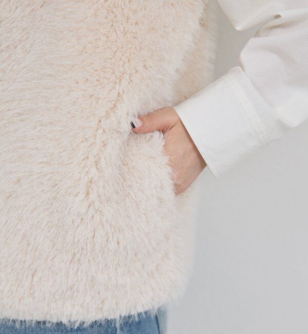  「フェイクカシミヤベスト」|ベスト・ジレ|