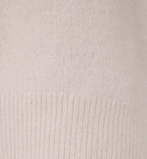  「【デコルテ美人ニット】ファーウールキーネックニット」|ニット・セーター|