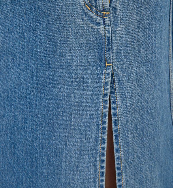  「【PEAS】スリットデニムスカート」|スカート|