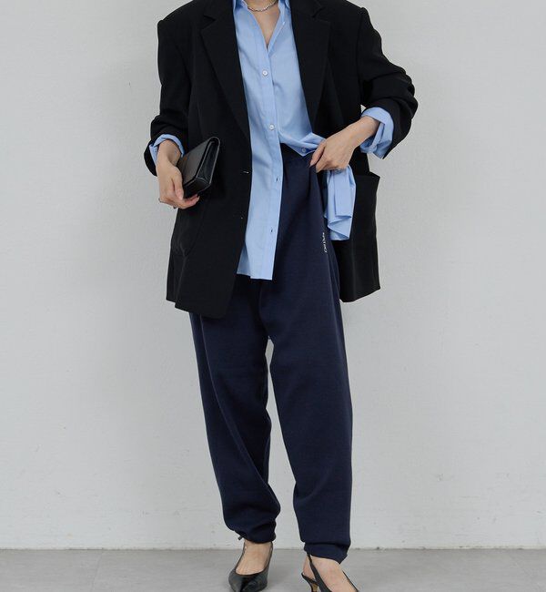  「【WALANCE】シーウール&times;オーガニックコットンニットパンツ/別注」|チノ|