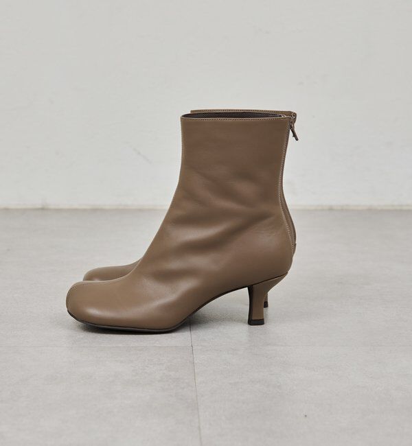  「【2.718】オブリークショートブーツ」|ショートブーツ|