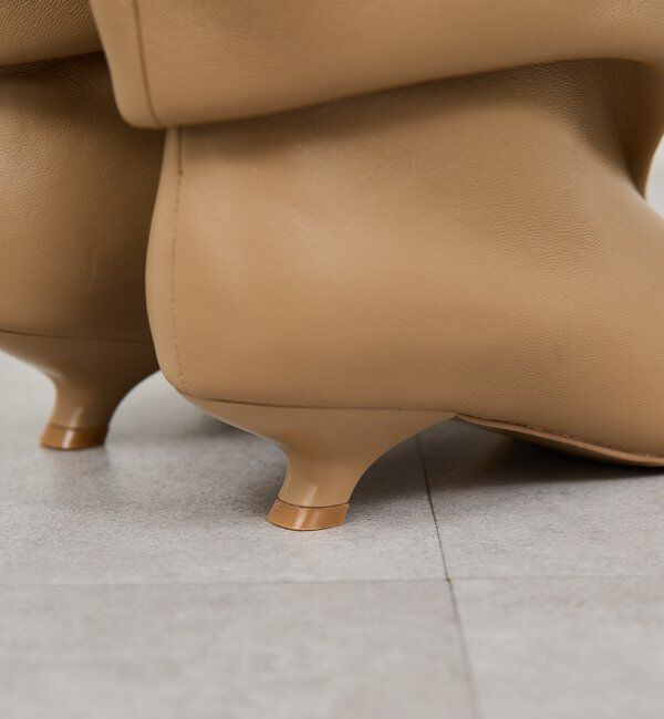  「【2.718】ドレープロングブーツ」|ロングブーツ|