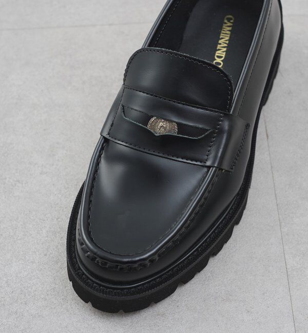  「【CAMINANDO】別注コインローファー/ブラック」|その他|