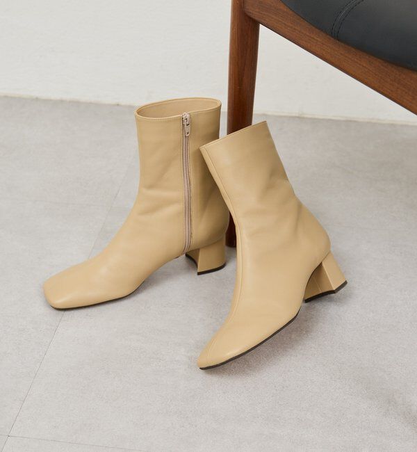  「【2.718】スクエアショートブーツ」|ショートブーツ|