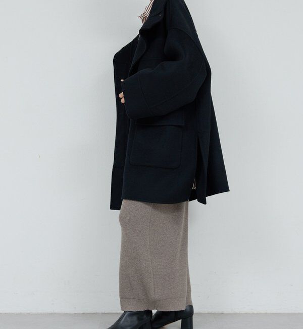  「【HERITANOVUM】スタンドカラーリバーコート」|その他|