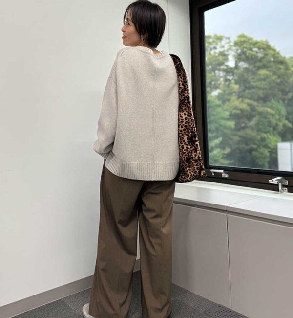  「【SACHIKOコラボ】2タックワイドパンツ」|チノ|