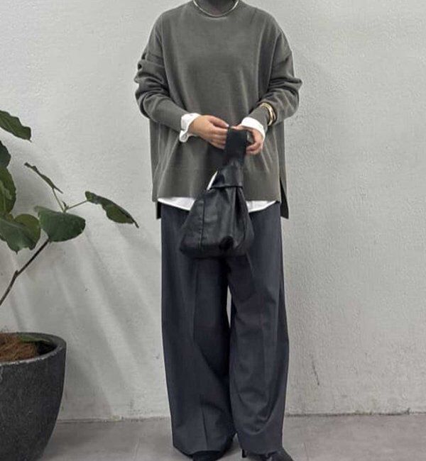  「【SACHIKOコラボ】2タックワイドパンツ」|チノ|