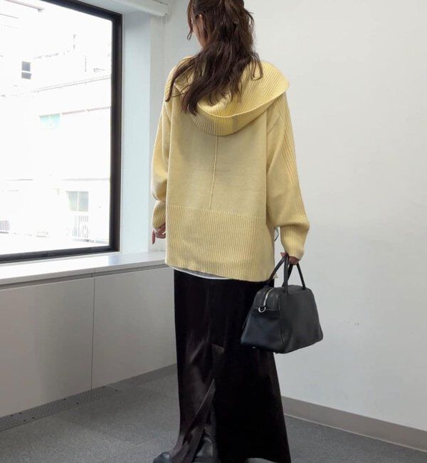  「【脱マンネリニット】【MANAKAコラボ】フードセットニット」|ニット・セーター|