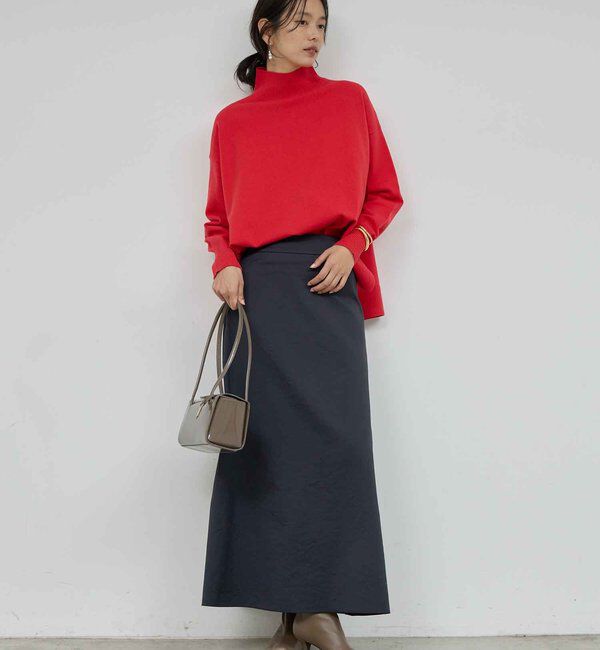  「【手洗い可】【全骨格対応】オーバータートルニット」|ニット・セーター|