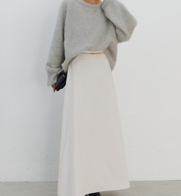  「ファーボートネックプルオーバー」|ニット・セーター|