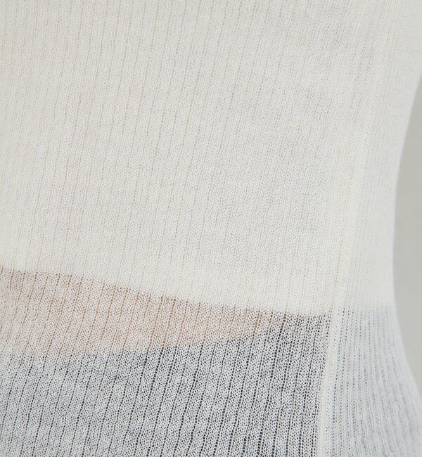  「【CHIHAYAコラボ】シアーリブタートル」|ニット・セーター|