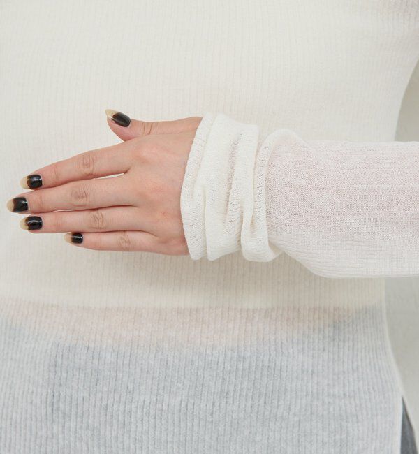  「【CHIHAYAコラボ】シアーリブタートル」|ニット・セーター|