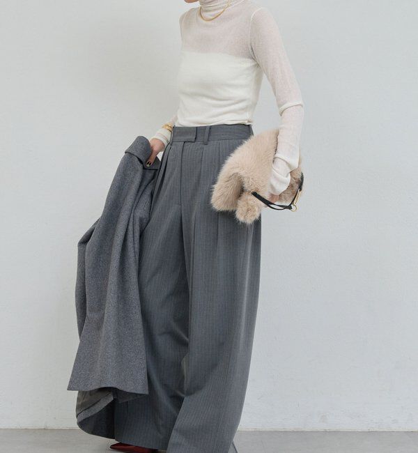  「【CHIHAYAコラボ】シアーリブタートル」|ニット・セーター|