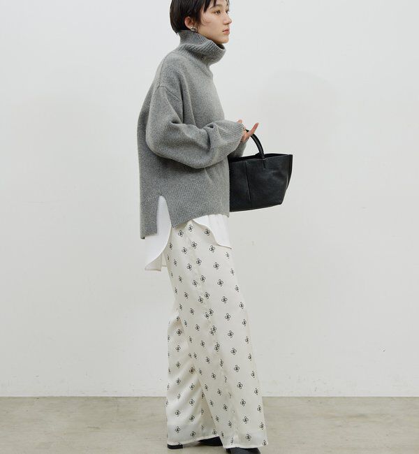  「【手洗い可】ウールタートルプルオーバー」|ニット・セーター|