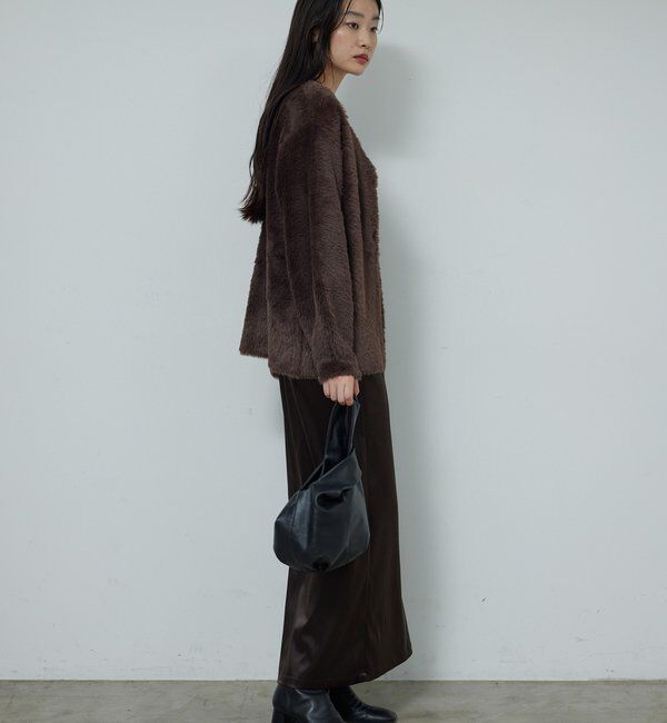  「【2WAY】フェザーヤーンカーデ」|ニット・セーター|