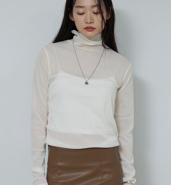  「【リバイバル】チュールタートルカットソー」|Tシャツ・カットソー|