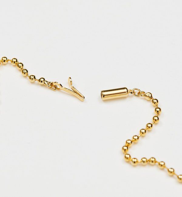  「ボールチェーンロングネックレス」|リング|