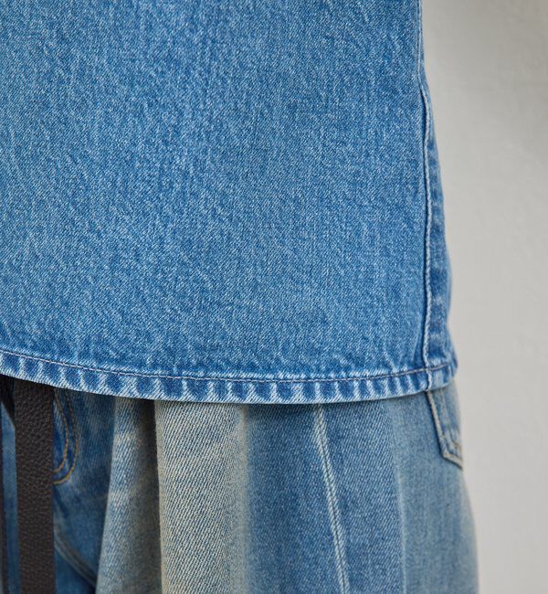  「【PEAS】デニムキャミブラウス」|シャツ・ブラウス|