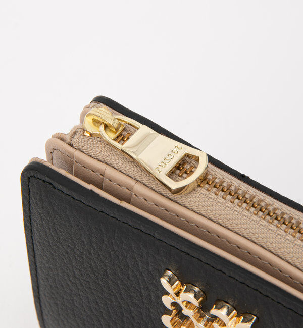  「モノグラムプレートハーフウォレット」|財布|