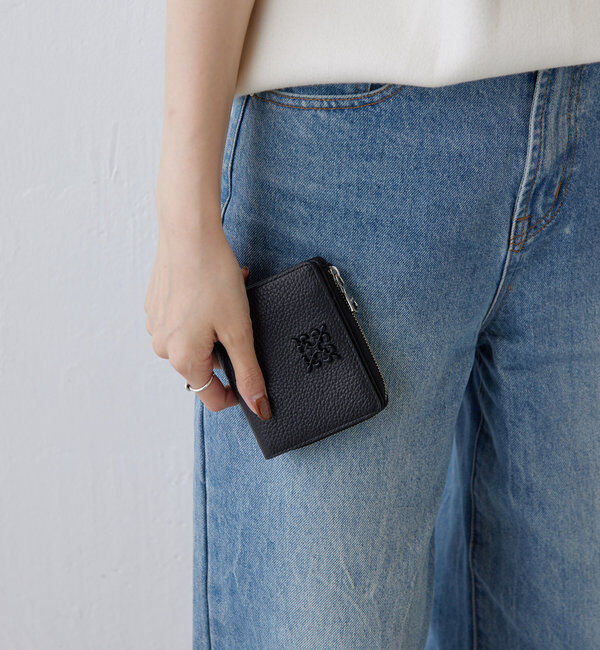  「モノグラムプレートハーフウォレット」|財布|