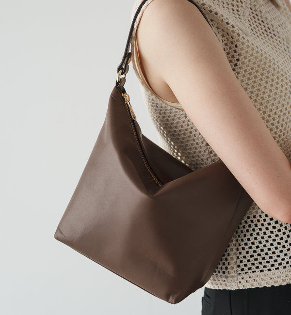  「ソフトレザーシンプルショルダーバッグ 」|ショルダー・メッセンジャー|