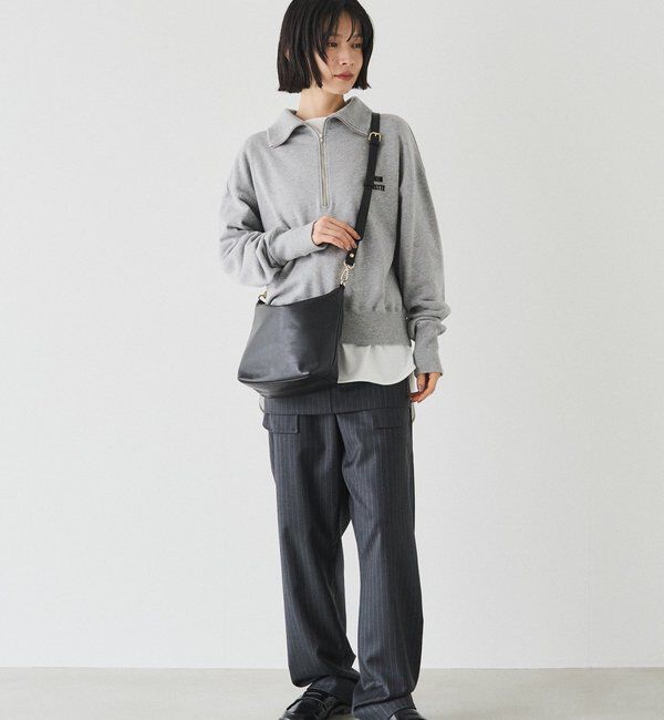  「ソフトレザーシンプルショルダーバッグ 」|ショルダー・メッセンジャー|