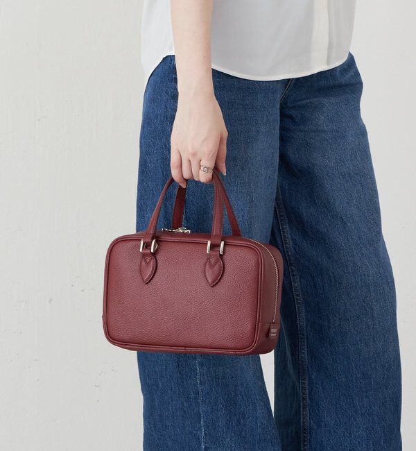  「レザー2WAYミニボストンバッグ」|ボストンバッグ|