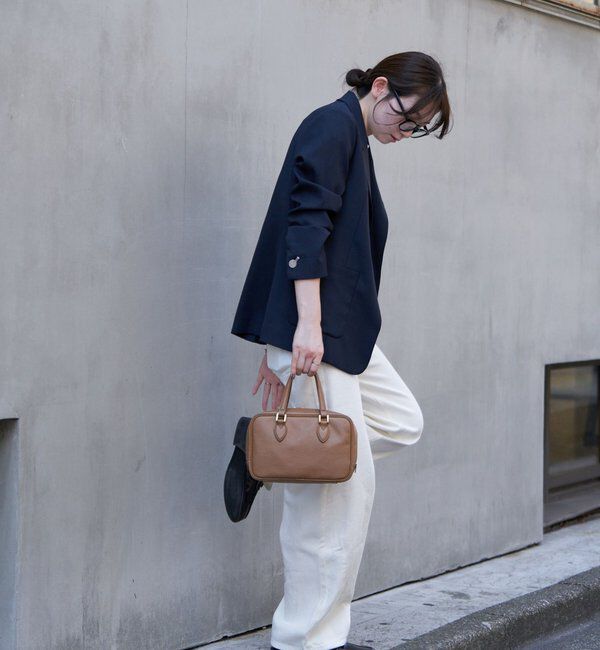  「レザー2WAYミニボストンバッグ」|ボストンバッグ|