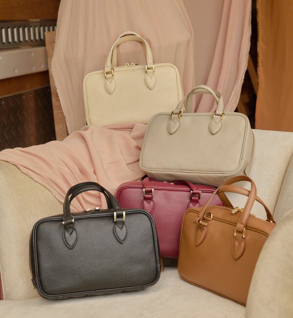  「レザー2WAYミニボストンバッグ」|ボストンバッグ|