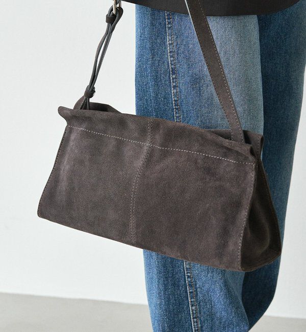  「【再値下げ】スエードショルダーバッグ」|ショルダー・メッセンジャー|