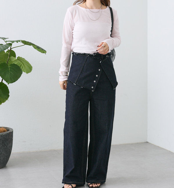  「newシアーロングTシャツ」|Tシャツ・カットソー|