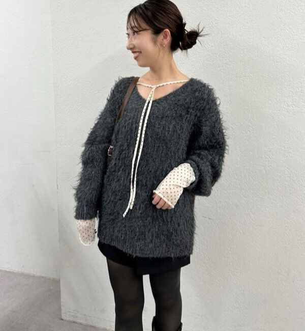  「ドットティアードプルオーバー」|Tシャツ・カットソー|