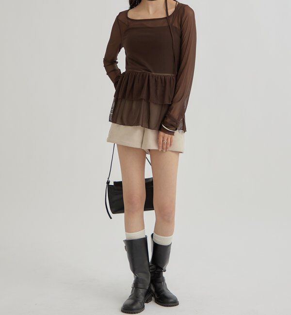  「ドットティアードプルオーバー」|Tシャツ・カットソー|