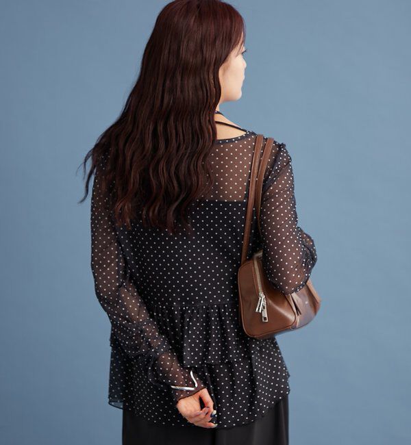  「ドットティアードプルオーバー」|Tシャツ・カットソー|