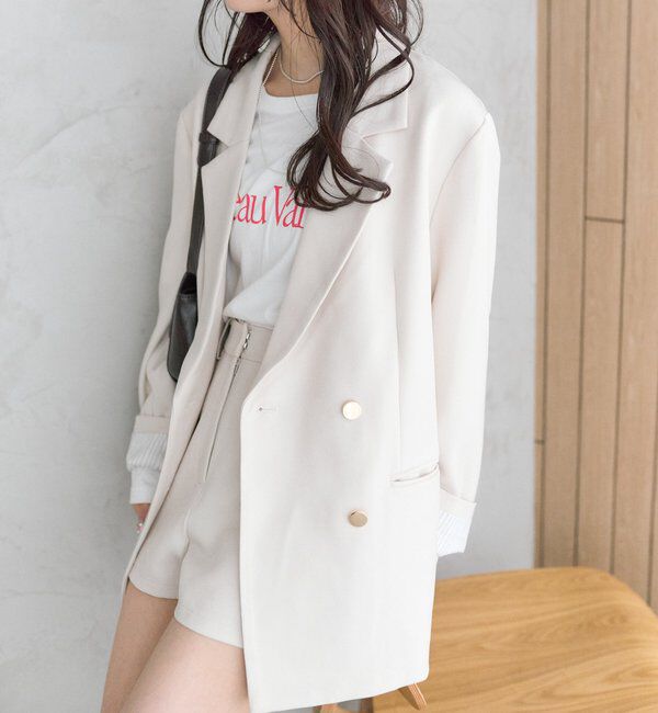  「金ボタンテーラードジャケット」|テーラードジャケット|