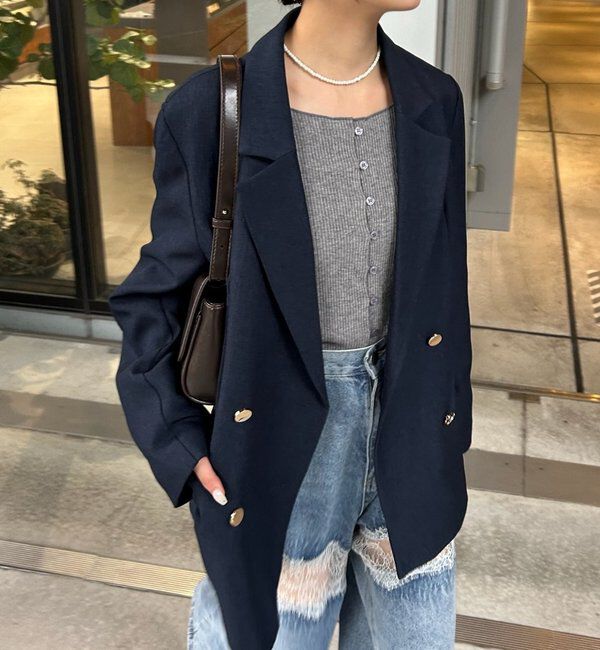  「金ボタンテーラードジャケット」|テーラードジャケット|