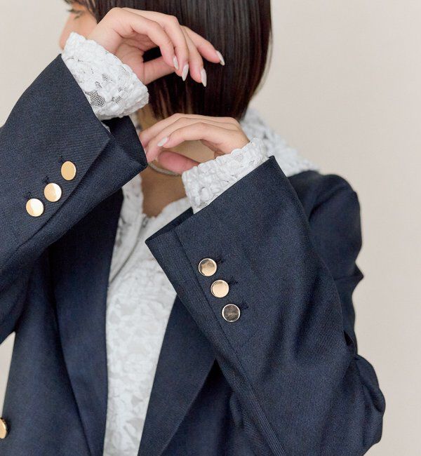  「金ボタンテーラードジャケット」|テーラードジャケット|