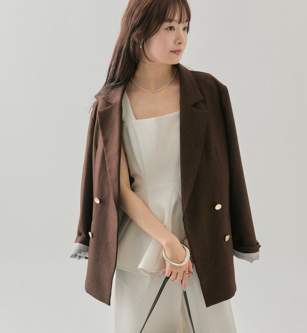  「金ボタンテーラードジャケット」|テーラードジャケット|