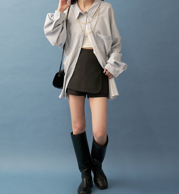  「ラップレイヤードミニスカパン	」|チノ|