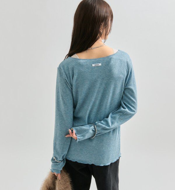  「起毛リブボタンカーディガン」|Tシャツ・カットソー|