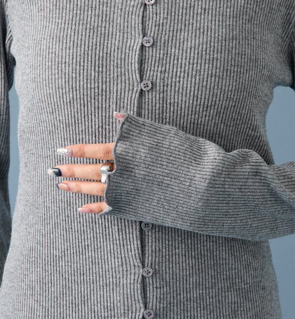  「起毛リブボタンカーディガン」|Tシャツ・カットソー|