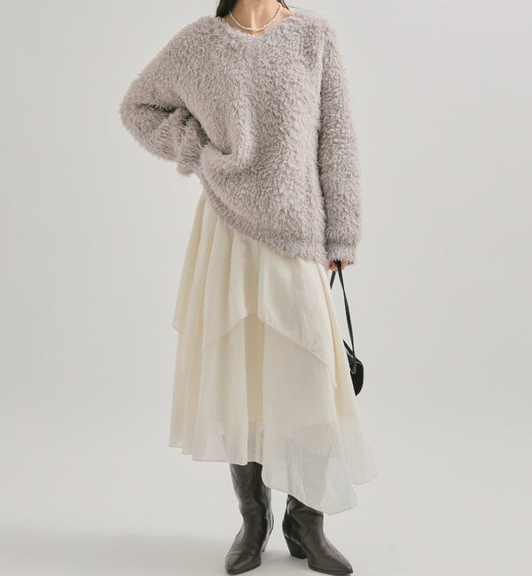  「ループボタン カーディガン」|カーディガン|