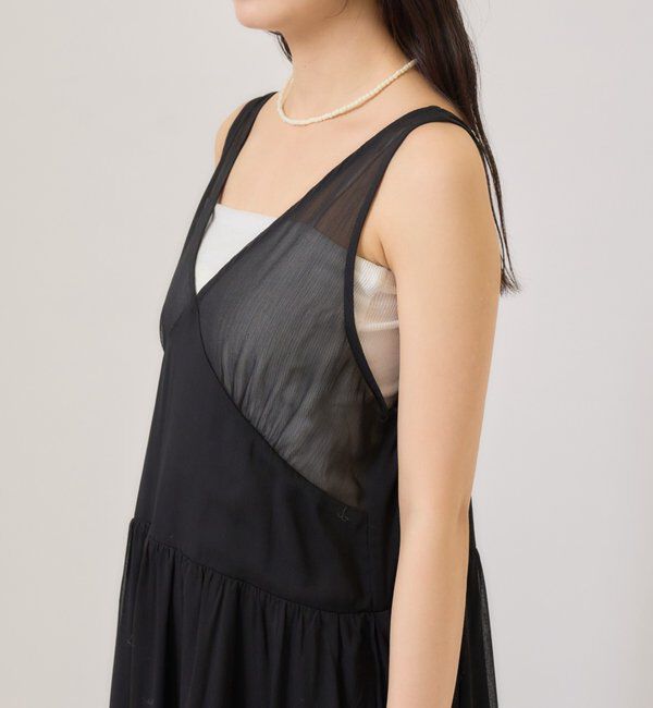  「シアーキャミSETワンピース」|ワンピース|